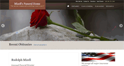 Desktop Screenshot of mizellfuneralhome.com